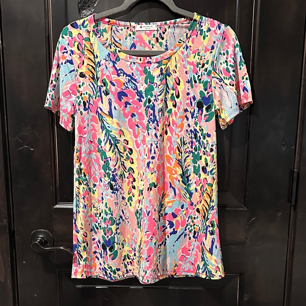 NWOT Bombom Colorful Women's Top, Size Medium